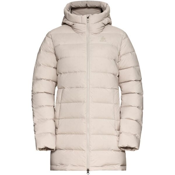Odlo Odlo W ASCENTN-THERMIC HOODED JACKET INSULATED Ženski pernati kaput, bež, veličina