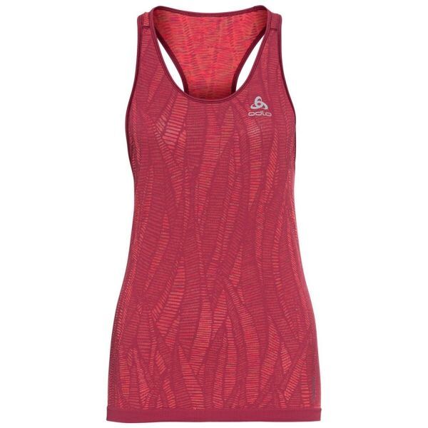 Odlo Odlo W BLACKCOMB LIGHT ECO BI TOP CREW NECK SINGLET Ženska funkcionalna majica bez rukava, boja vina, veličina