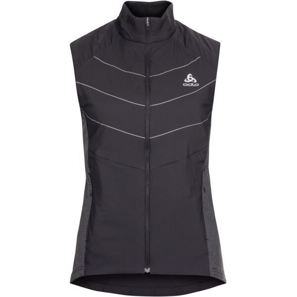 Odlo Odlo W RUN EASY S-THERMIC VEST Ženski prsluk za trčanje, crna, veličina