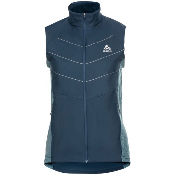Odlo Odlo W RUN EASY S-THERMIC VEST Ženski prsluk za trčanje, plava, veličina
