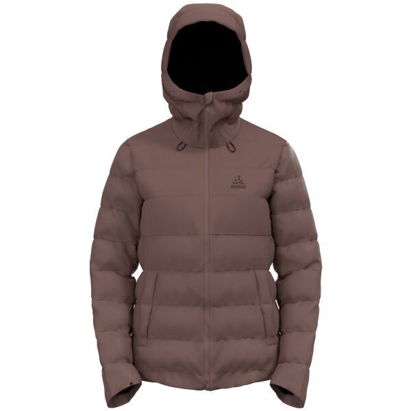 Odlo Odlo W SEVERIN N-THERMIC HOODE INSULATED JACKET Ženska pernata jakna, smeđa, veličina