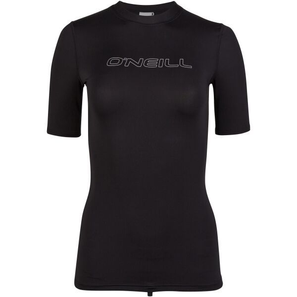 O'Neill O'Neill BIDART SKIN S/SLV Ženska majica za plivanje, crna, veličina