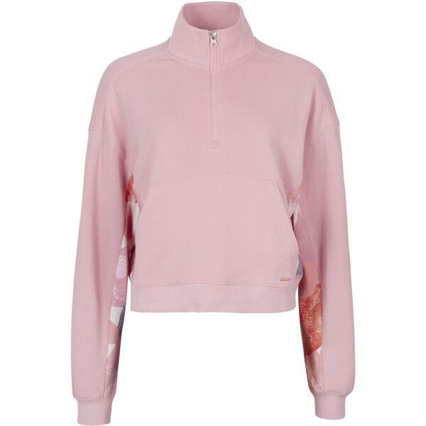 O'Neill O'Neill GLOBAL AMARYLLIS 1/2 ZIP CREW Ženska majica, ružičasta, veličina