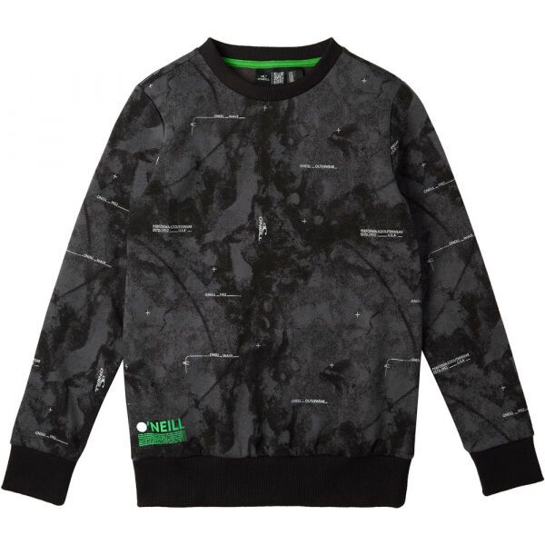 O'Neill O'Neill HYBRID CREW SWEATSHIRT AOP Majica za dječake, tamno siva, veličina
