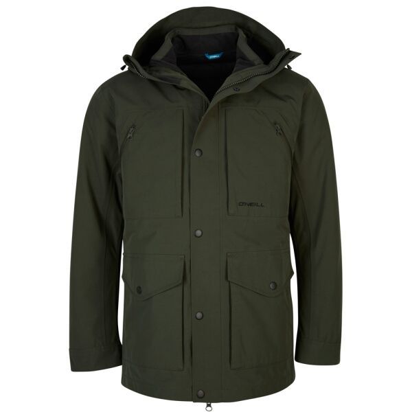 O'Neill O'Neill JOURNEY PARKA 3 IN 1 Muška zimska jakna, tamno zelena, veličina
