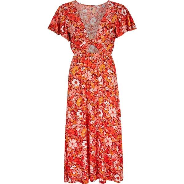 O'Neill O'Neill KNOT FRONT DRESS Ženska haljina, crvena, veličina