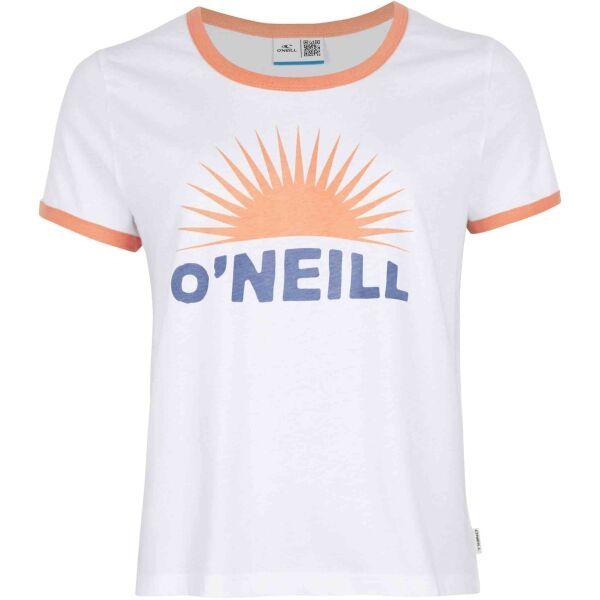 O'Neill O'Neill MARRI RINGER T-SHIRT Ženska majica, bijela, veličina