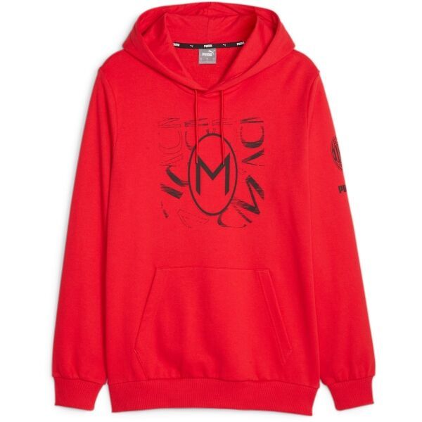 Puma Puma ACM FTBLCORE GRAPHIC HOODY Muška majica s kapuljačom, crvena, veličina
