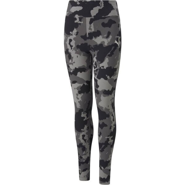 Puma Puma ALPHA AOP LEGGINGS G Sportske tajice za djevojčice, crna, veličina