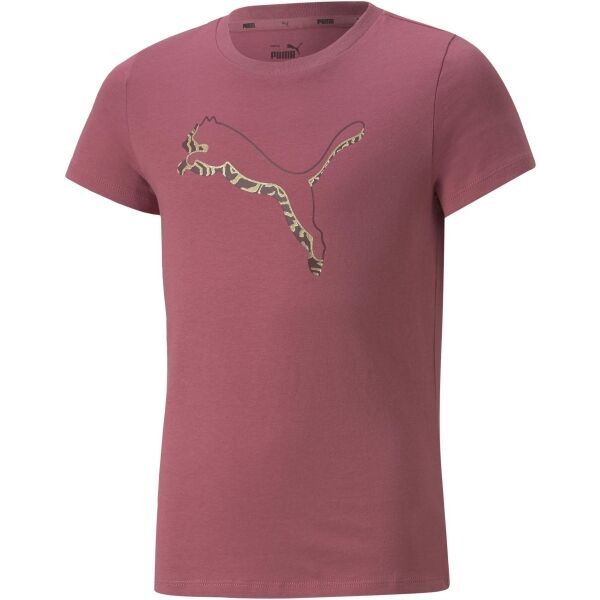 Puma Puma ALPHA TEE G Majica za djevojčice, ružičasta, veličina