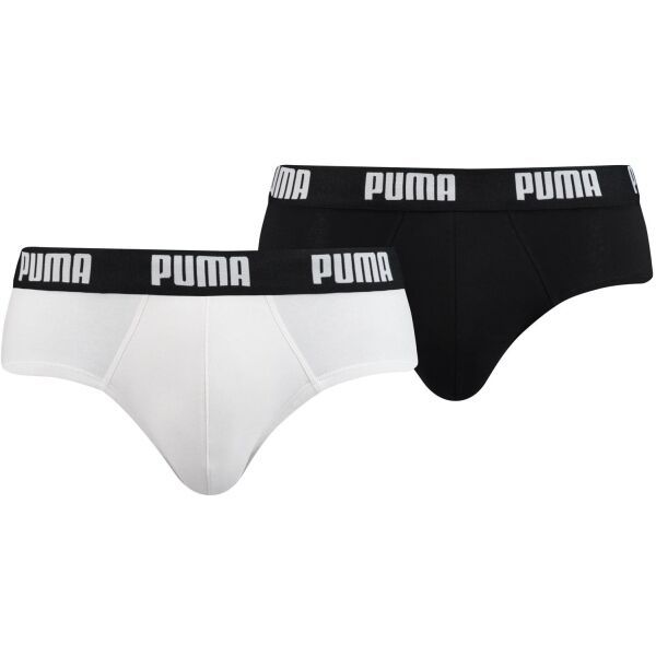 Puma Puma BASIC BRIEF 2P Muške gaće, bijela, veličina