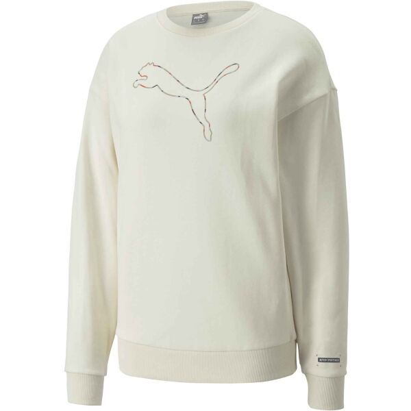 Puma Puma BETTER CREW FL Ženska dukserica, bež, veličina