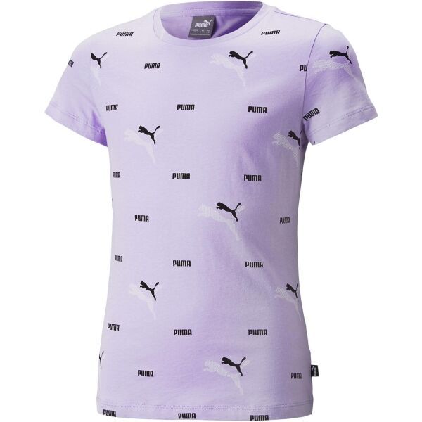 Puma Puma ESS+ LOGO POWER AOP TEE Ženska majica, ljubičasta, veličina