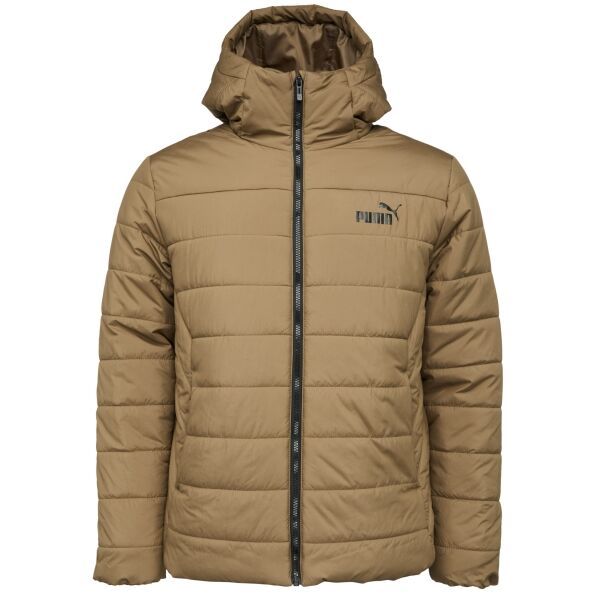 Puma Puma ESSENTIALS HOODIED PADDED JACKET Muška zimska jakna, smeđa, veličina