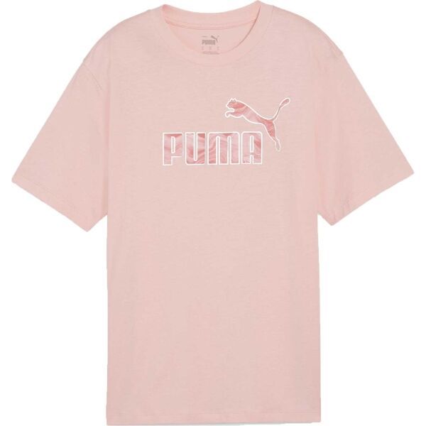 Puma Puma ESSENTIALSENTIALS + MARBELEIZED TEE Ženska majica, ružičasta, veličina