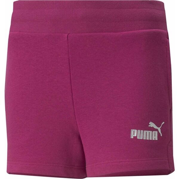 Puma Puma ESS+SHORTS TR G Kratke hlače za djevojčice, boja vina, veličina