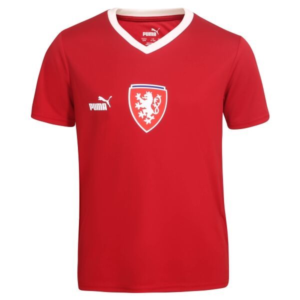 Puma Puma FACR HOME JERSEY FAN JR Nogometni dres za dječake, crvena, veličina