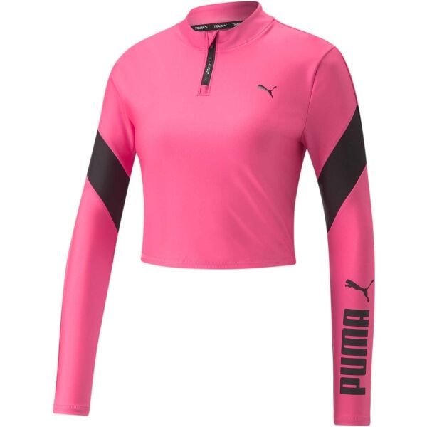 Puma Puma FIT EVERSCULPT 1/4 ZIP Ženski top, ružičasta, veličina
