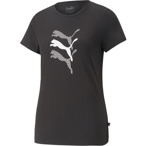Puma Puma GRAPHICS LAZER CUT TEE Ženska majica, crna, veličina