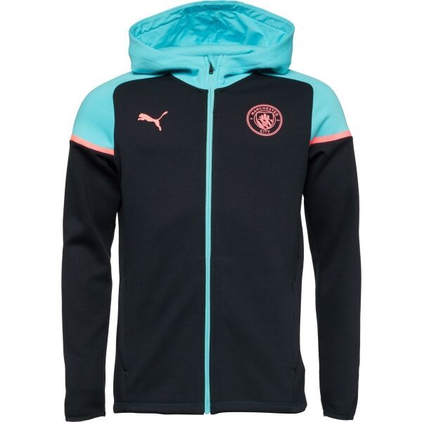 Puma Puma MCFC CASUALS HOODED JACKET Muška jakna, crna, veličina