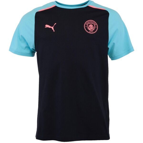 Puma Puma MCFC CASUALS Muška nogometna majica, crna, veličina