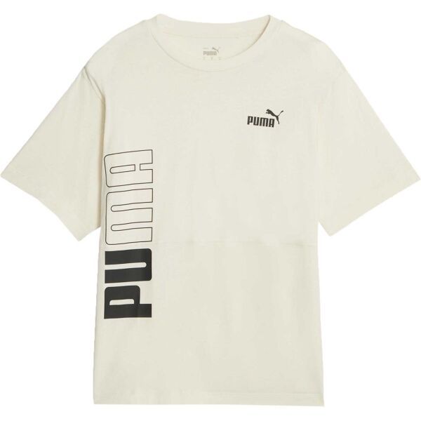 Puma Puma POWER LOGO LOVE COLOR BLOCK TEE Ženska majica, bež, veličina