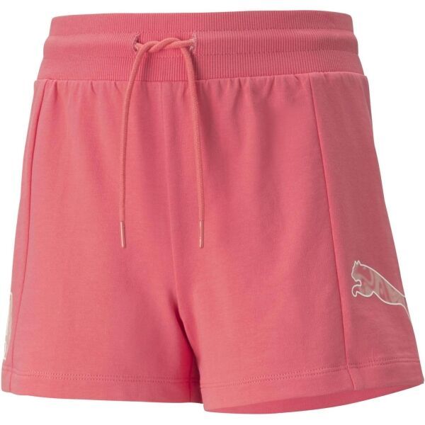 Puma Puma POWER SUMMER HIGH-WAIST SHORTS TR G Kratke hlače za djevojčice, ružičasta, veličina