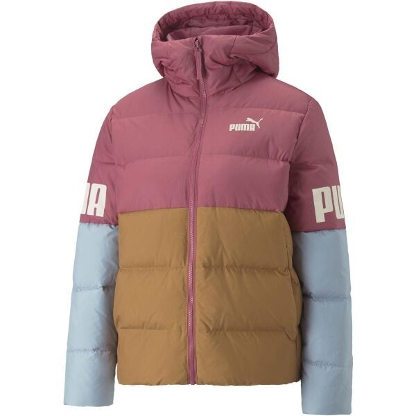 Puma Puma PUMA POWER HOODED DOWN Ženska jakna, smeđa, veličina