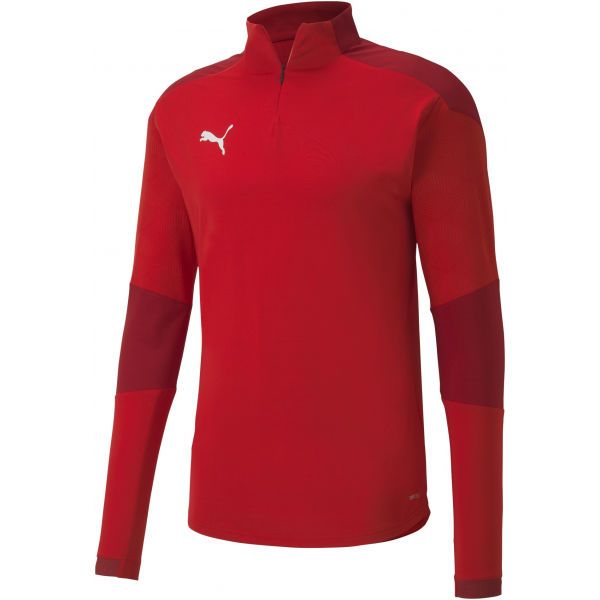 Puma Puma TEAM FINAL 21 TRAINING 14 ZIP TOP Muška majica za trening, crvena, veličina
