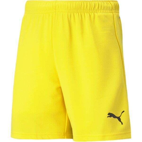 Puma Puma TEAMRISE SHORT JR Junior kratke hlače, žuta, veličina