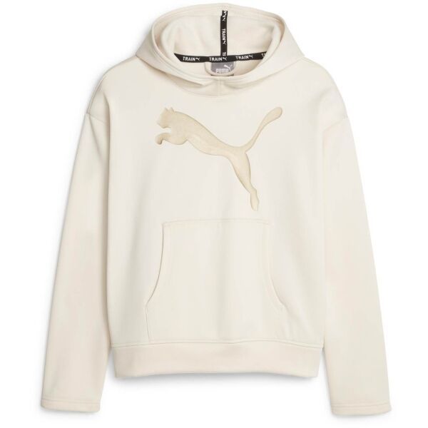 Puma Puma TRAIN FAVORITE PWR FLEECE PO HOODIE Ženska duksa, bež, veličina