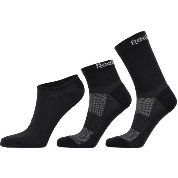 Reebok Reebok TE ALL PURPOSE SOCK 3P Čarape, crna, veličina