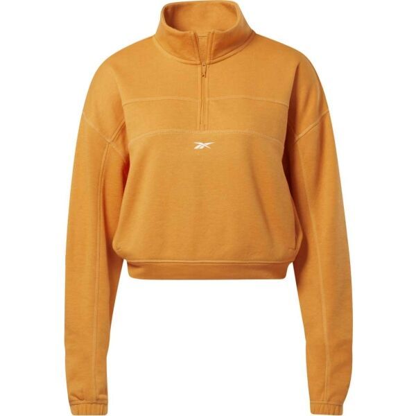 Reebok Reebok WOR KNIT 1/4 ZIP Ženska majica, narančasta, veličina