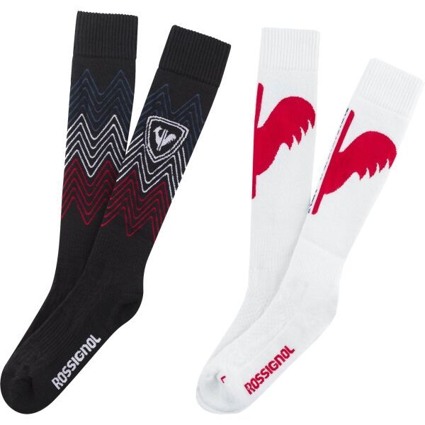 Rossignol Rossignol ROOSTER 2P X3 W Skijaške čarape, crna, veličina