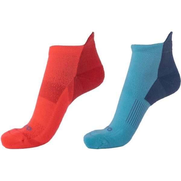 Runto Runto RUN SOCKS W 2P 2 para sportskih čarapa s antibakterijskim tretmanom, narančasta, veličina