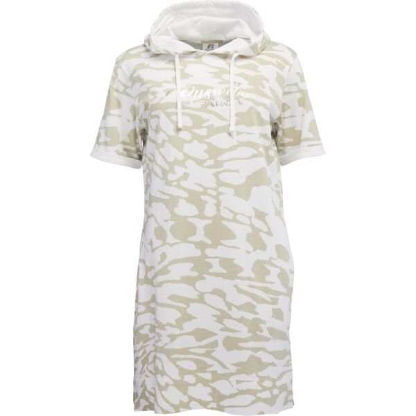 Russell Athletic Russell Athletic DRESS HOOD W Ženska haljina, bijela, veličina