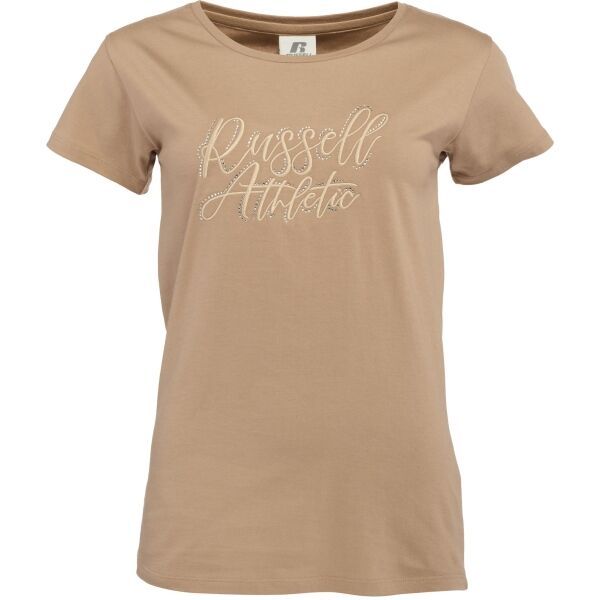Russell Athletic Russell Athletic TEE SHIRT W Ženska majica kratkih rukava, bež, veličina