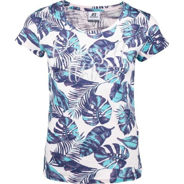 Russell Athletic Russell Athletic TROPICAL WOMEN T-SHIRT Ženska majica, plava, veličina