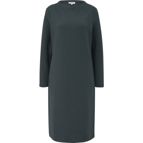 s.Oliver s.Oliver RL LONG SLEEVE DRESS NOOS Midi haljina, tamno zelena, veličina
