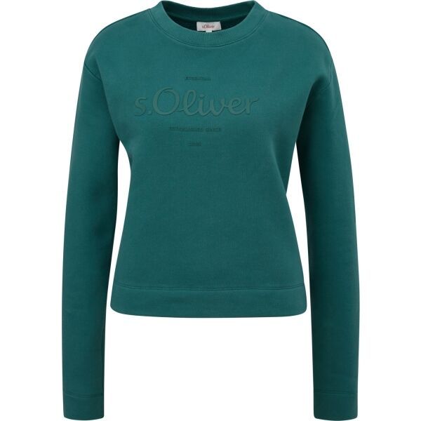 s.Oliver s.Oliver RL SWEATSHIRT CREW Dukserica, tamno zelena, veličina