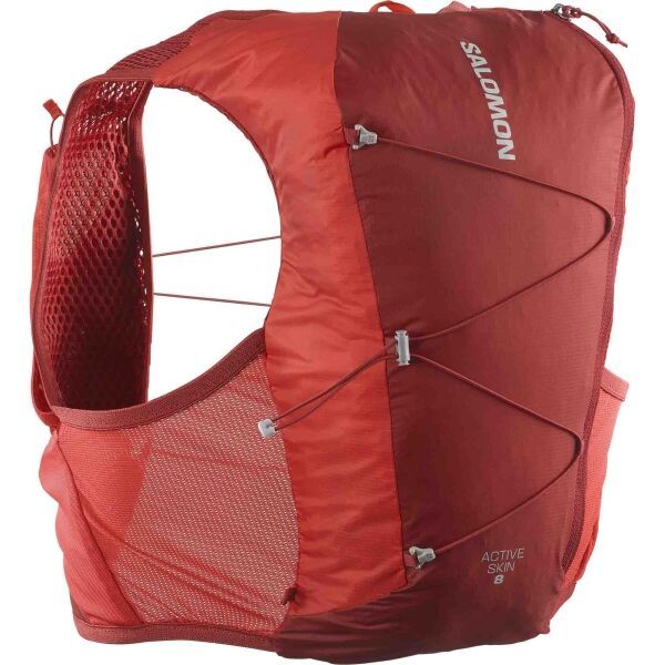 Salomon Salomon ACT SKIN 8 NO FLASKS Uniseks prsluk za trčanje, crvena, veličina