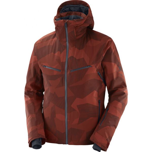 Salomon Salomon BRILLIANT JKT M Muška jakna za skijanje, crvena, veličina