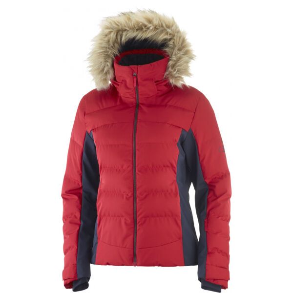 Salomon Salomon STORMCOZY JACKET W Ženska jakna za skijanje, crvena, veličina