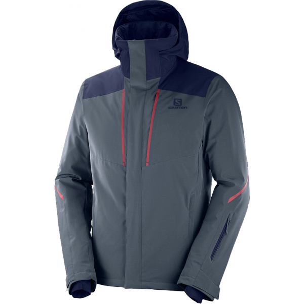 Salomon Salomon STORMSEASON JKT M Muška skijaška jakna, siva, veličina