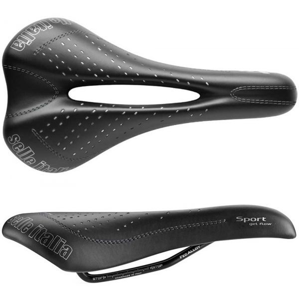 Selle Italia Selle Italia SPORT GEL FLOW Muško sjedalo za bicikl, crna, veličina