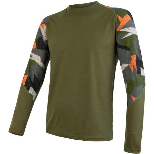 Sensor Sensor MERINO IMPRESS Muška funkcionalna majica, khaki, veličina