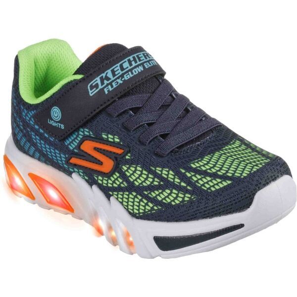 Skechers Skechers FLEX-GLOW ELITE - VORLO Dječje tenisice za slobodno vrijeme, tamno plava, veličina