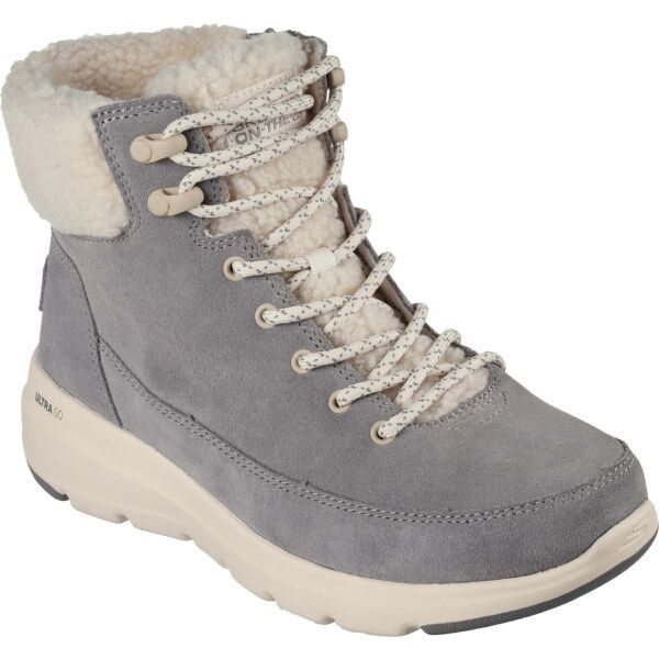 Skechers Skechers GLACIAL ULTRA - WOODLANDS Ženska zimska obuća, siva, veličina