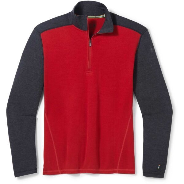 Smartwool Smartwool M CLASSIC THERMAL MERINO BL 1/4 ZB Muška majica, crvena, veličina