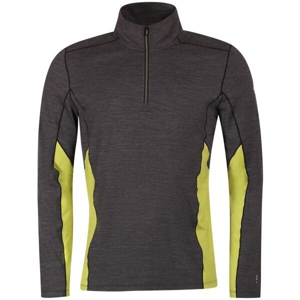 Smartwool Smartwool M MERINO SPORT LONG SLEEVE 1/4 ZIP Muški pulover, tamno siva, veličina
